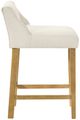 Armen Living Fauna Amber Glow/White Counter Stool-4