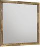 Monarch Specialties Inc. Warm Medium Oak Wall Mirror-0