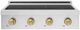 ZLINE Paramount 30" Stainless Steel Induction Rangetop with 4-Element Cooktop and Champagne Bronze Accents-0