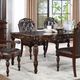 Furniture of America® Nouvelle Brown Cherry/Espresso Dining Table-2