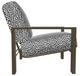 Telescope Casual Larssen Agra Classic/Beachwood Aluminum/Fabric Outdoor Cushion Arm Chair-2