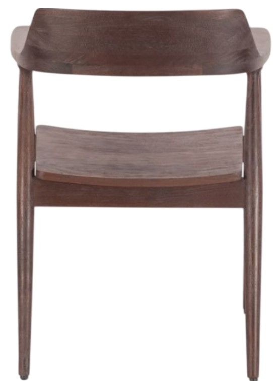 Home Trends & Design Cambridge Gray Septarian/Walnut Dining Chair-2
