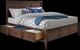 A-America® Westlake Cherry Brown California King Storage Panel Bed-2