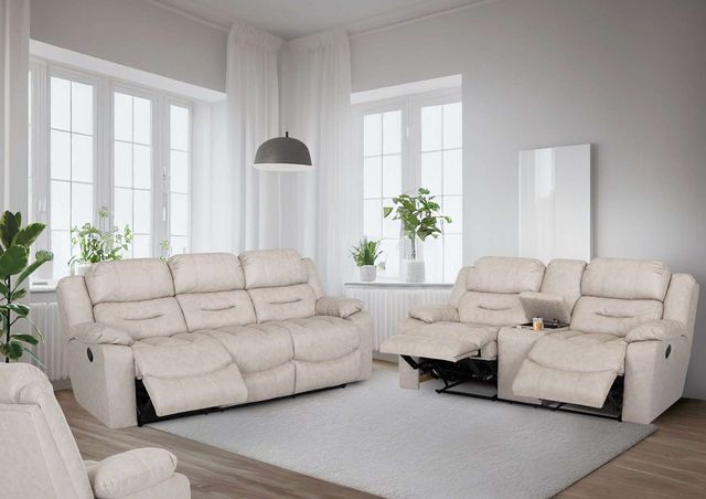 Franklin™ Decker Easter Buff Manual Reclining Sofa-2