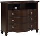 Mazin Furniture Meghan Espresso Youth Media Chest-1