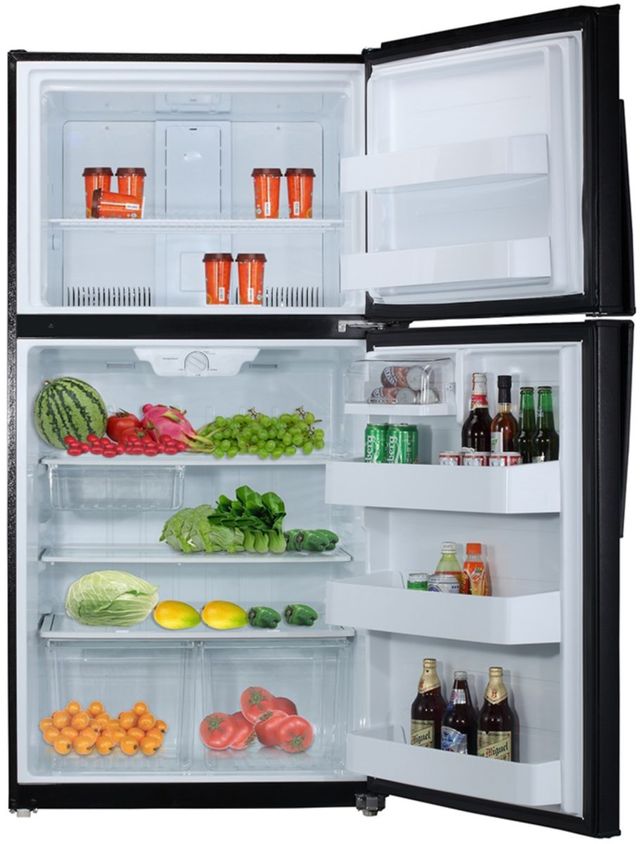 Midea® 21 Cu. Ft. Black Top Freezer Refrigerator-1