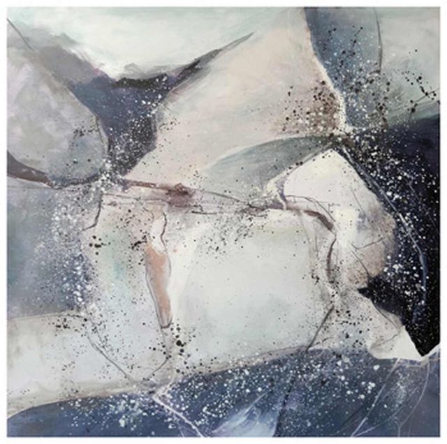 Signature Design by Ashley® Lisburgh Blue/Gray/White Wall Art-0