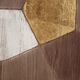 Olliix by Madison Park Motley 2 Pieces Gold and Neutral Geo Wood Carved Wall Panel Set-1