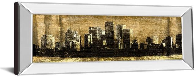 Classy Art Defined City Il by Sd Graphic Studio Mirror Framed Wall Art-1