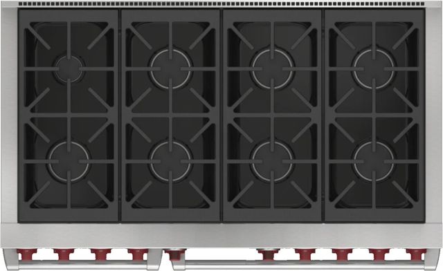 Wolf® 48" Stainless Steel Pro Style Dual Fuel Range-1