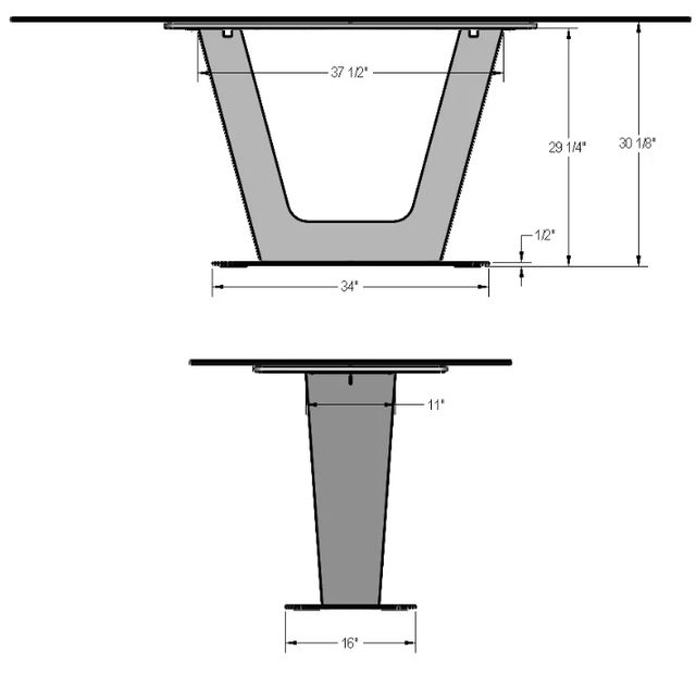 Amisco Customizable Amelia Dining Table-3