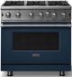 Viking® 5 Series 36" Slate Blue Pro Style Liquid Propane Gas Range-0