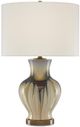 Currey & Company Muscadine Brown/Cream/Off-White Table Lamp-2