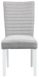 ACME Furniture Elizaveta 2-:Piece Gray/White High Gloss Side Chair Set-3