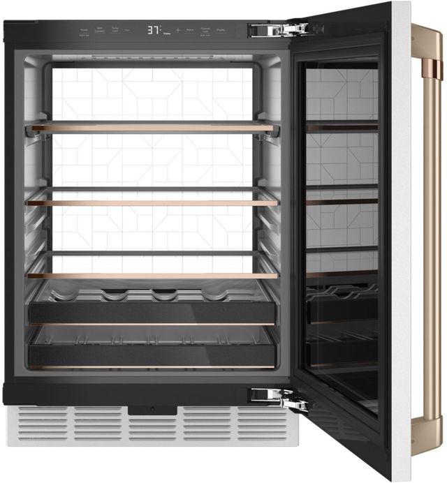 Café™ 24" 5.1 Cu. Ft. Matte White Beverage Center-2