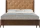 Hooker® Furniture Archives Classic Walnut/Dark Blond California King Panel Bed-2
