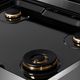 ZLINE Paramount Series Autograph Edition 30" Stainless Steel Gas Cooktop with Polished Gold Accents-5