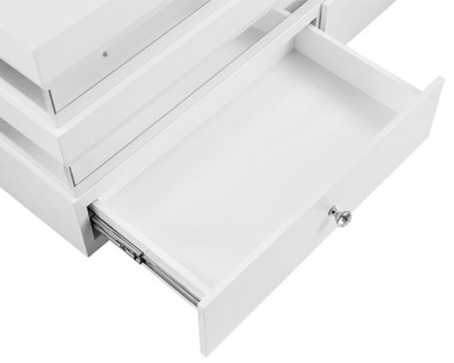 Furniture of America® Maloy White Rectangular Cocktail Table-4