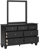 Signature Design by Ashley® Lanolee Black Dresser and Mirror-4