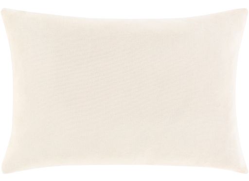 Surya La Guirlande Cream 12"x18" Toss Pillow with Polyester Insert-1