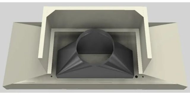 Vent-A-Hood® 60" Biscuit Euro-Style Wall Mounted Range Hood-2