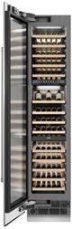 ZLINE 18 in. 9 Cu. Ft. Triple Zone 68 Bottle Left Hinge Column Wine Cooler in Stainless Steel-3