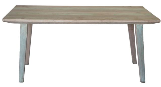 Home Trends & Design Ibiza Vintage Teal Dining Table-1