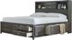Signature Design by Ashley® Caitbrook Gray California King Bookcase Bed with 8-Drawer Storage-1