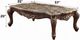 ACME Furniture Latisha Brown Top Coffee Table with Antique Oak Base-2