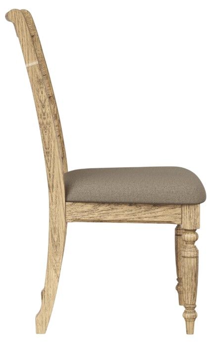 Bernards Bellamy Lane Brown/Caramel Dining Side Chair-3