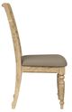 Bernards Bellamy Lane Brown/Caramel Dining Side Chair-2