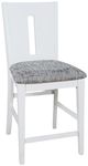 Jofran Inc. Urban Icon Gray/White Slotback Counter Stool-0