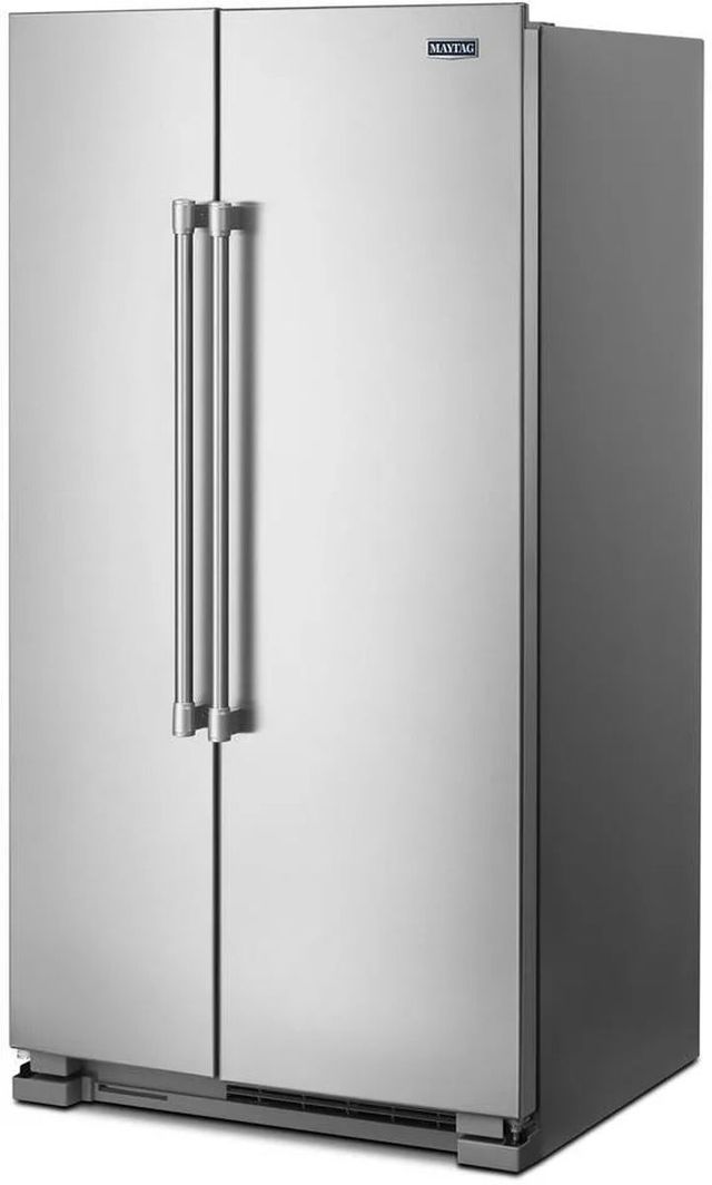 Maytag® 36" 24.9 Cu. Ft. Fingerprint Resistant Stainless Steel Side-by-Side Refrigerator-3