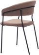 Zuo® Modern Josephine 2-Piece Black/Brown Dining Arm Chair Set-3