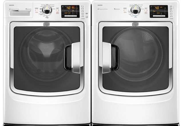 Maytag Washer and Electric Steam Dryer - MHW6000XW - MED6000XW FLOOR MODEL CLEARANCE - LENEXA-0