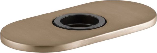 KOHLER® Vibrant Brushed Bronze 4" Escutcheon Plate for Insight™ and Kinesis® Faucet-0