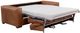 Leather Italia™ Inglewood Brown Derby Queen Sleeper Sofa with Mattress-0