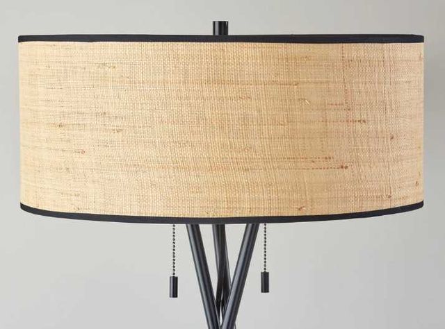 Adesso® Bushwick Black Floor Lamp-2