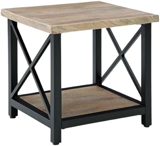 Signature Design by Ashley® Bristenfort Brown End Table with Black Base-0