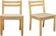 Moe's Home Collection Finn 2-Piece Natural Dining Chair Set-4