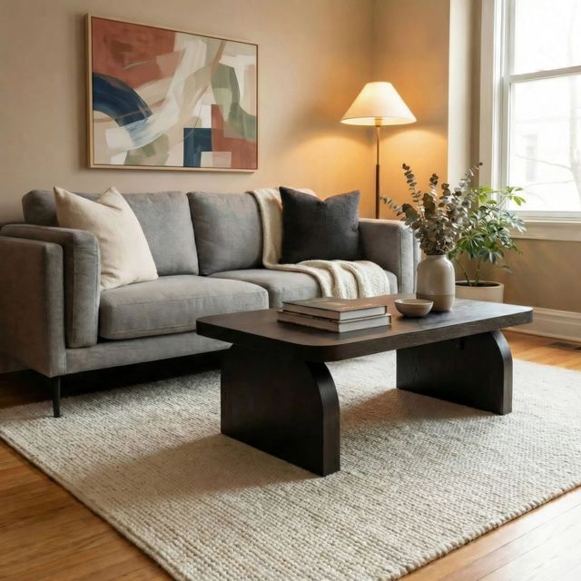 Modus Furniture Elora Jet Rectangular Coffee Table-1