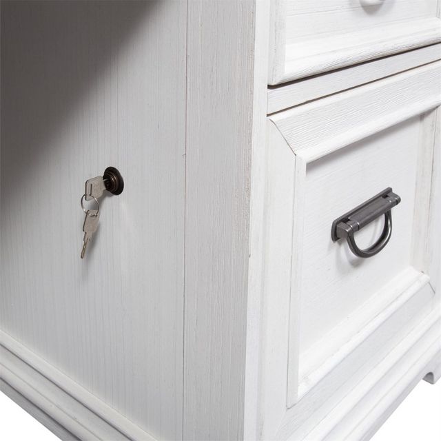 Liberty Furniture Allyson Park Wirebrushed White Credenza-5