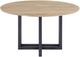 Modus Furniture CEO Washed Oak Dining Table with Gunmetal Base-2