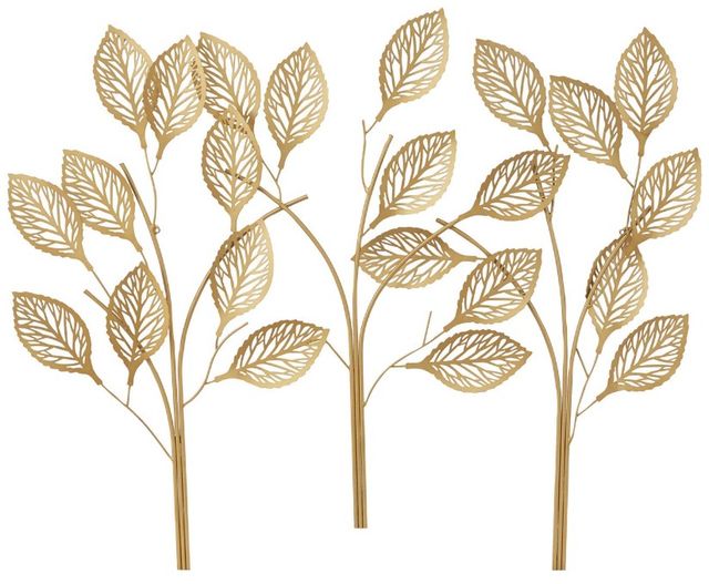 Deco Marche Gold Leaf Wall Decor-0