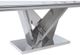 Furniture of America® Valdevers Chrome Rectangular Dining Table-2