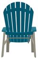 Telescope Casual Newport Aqua/Storm Polymer Outdoor MGP Adirondack Chair-3