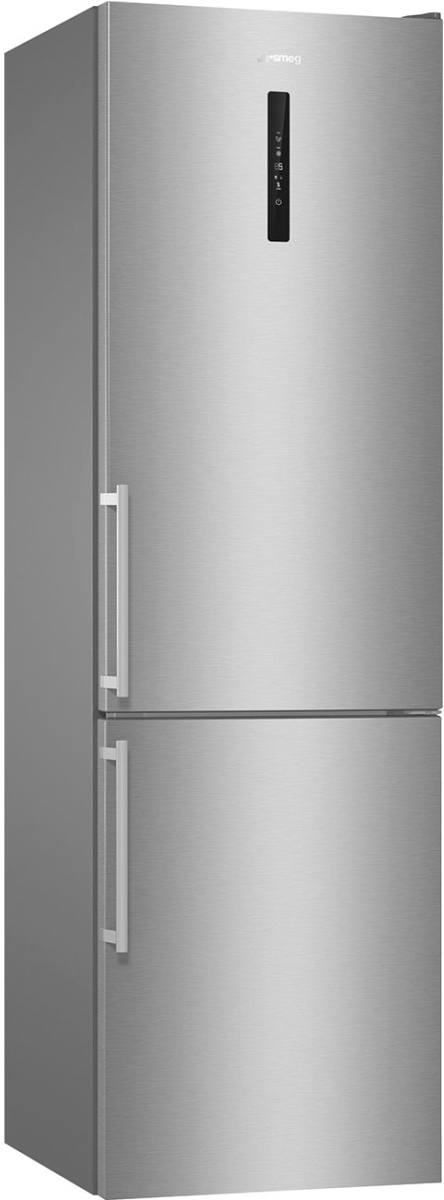 Smeg 24" 12.5 Cu. Ft. Fingerprint-Proof Stainless Steel Counter Depth Bottom Freezer Refrigerator