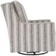 Signature Design by Ashley® Kambria Black/Ivory Swivel Glider Accent Chair-1