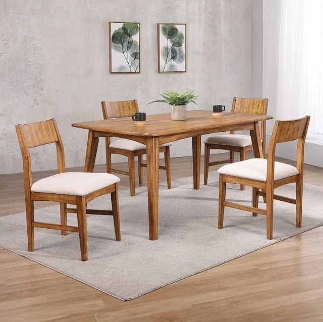Winners Only® Portland Brown/Gray Dining Side Chair-1