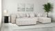 Coaster® Amara 4-Piece Ivory L-Shaped Sectional with Chaise-1